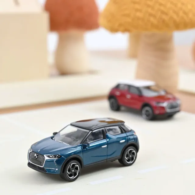 Norev DS 3 Crossback voiture miniature 1/64 bleu