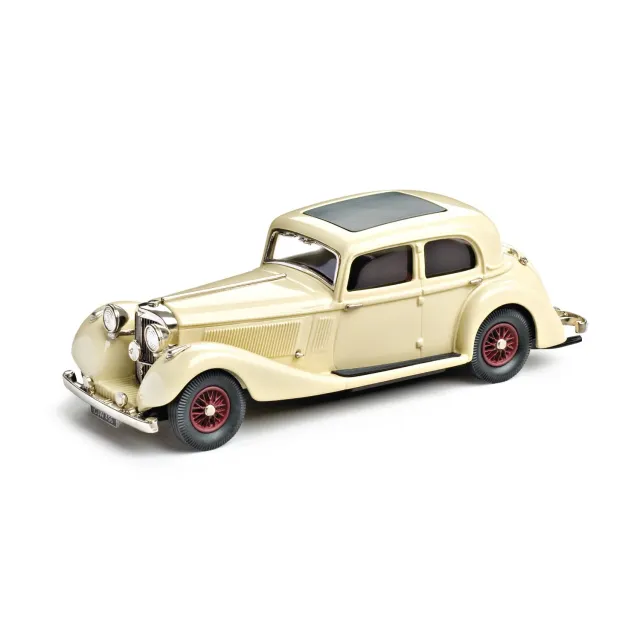 Lansdowne 1937 Jensen 3.5 Litre S Type miniature crème boîte