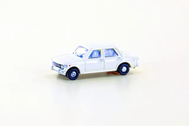 MINIS Fiat 128 voiture miniature blanche 1:160