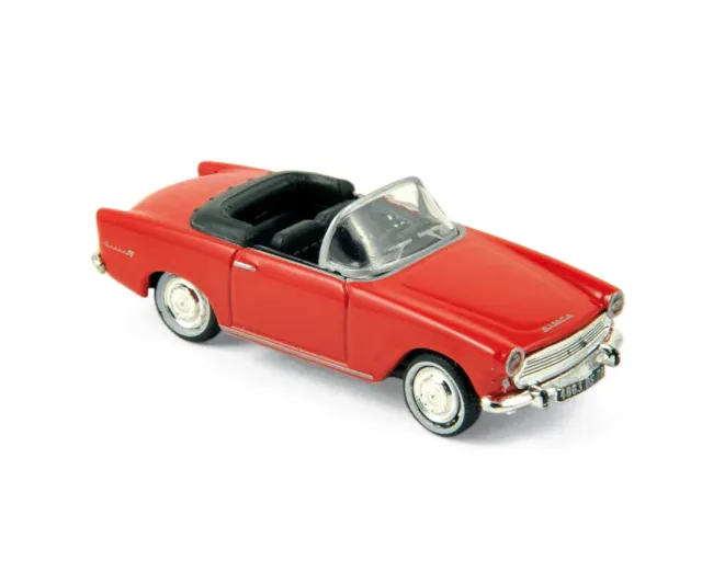 Norev Simca Aronde Océane 1961 miniature 1/87 rouge