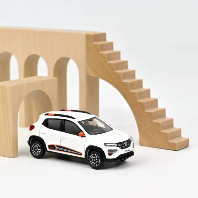 Norev Dacia Spring Comfort Plus miniature 1/43 blanc