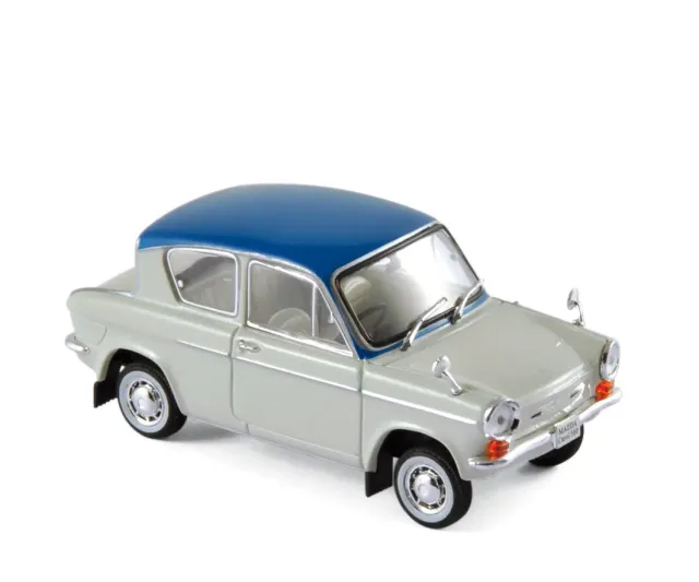 Norev Mazda Carol 360 1962 miniature 1/43 blanc bleu