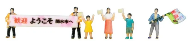 MINIS Figurines drapeaux set A personnages N lot 6