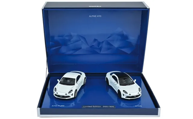 Norev Alpine A110 Pure A110 S coffret 1/43 blanc 2 modèles