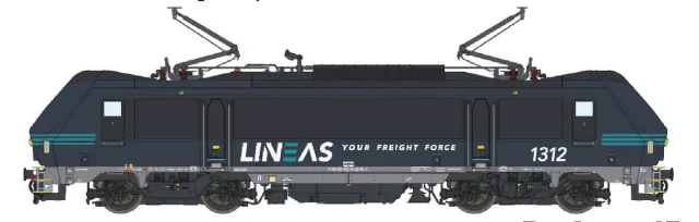 MINIS HLE 13 1312 LINEAS locomotive électrique N sonore