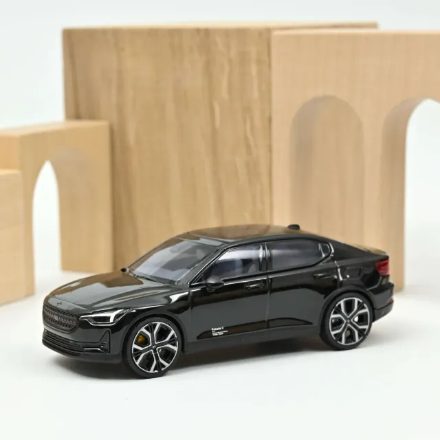 Norev Polestar 2 2021 miniature 1/43 noir Void électrique