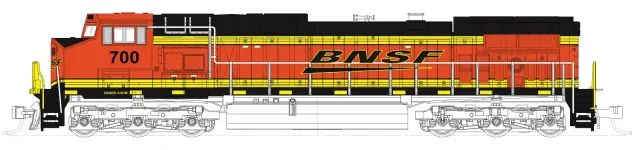 MINIS GE C44-9W BNSF locomotive diesel Ep.VI #796