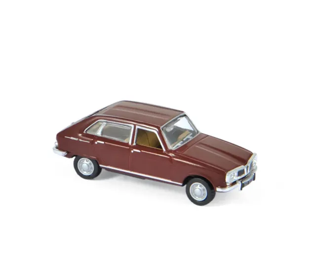 Norev Renault 16 Super 1966 miniature 1/87 rouge foncé