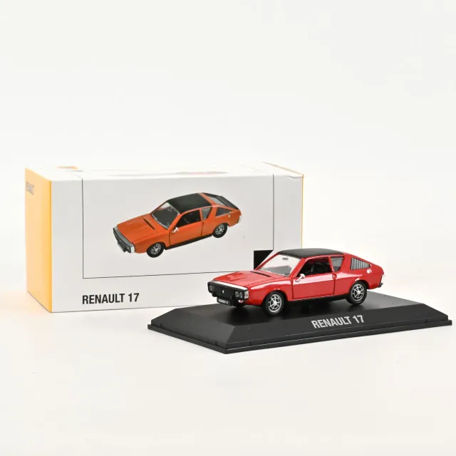 Norev Renault 17 Orange voiture miniature 1/43