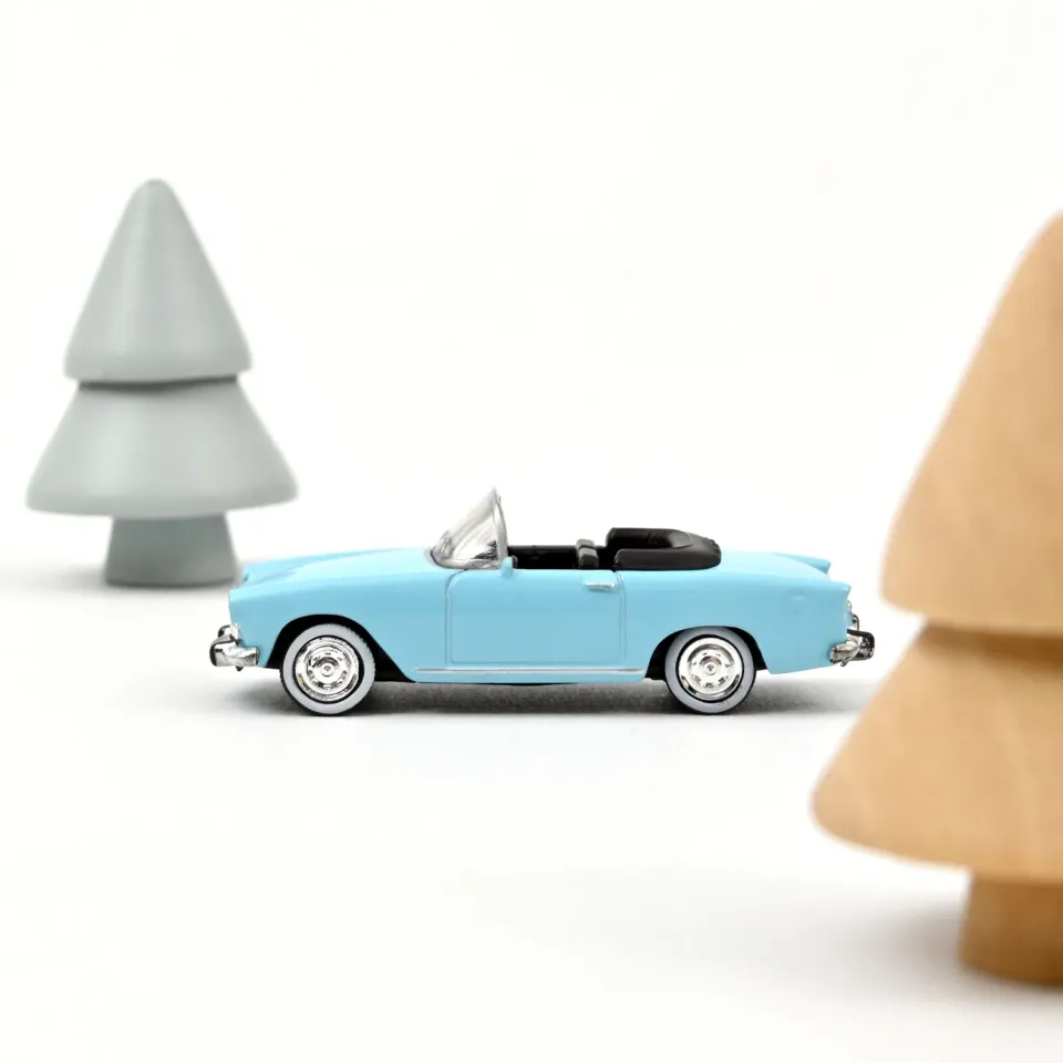 Norev Simca Aronde P60 Océane 1960 miniature 1/87 bleue