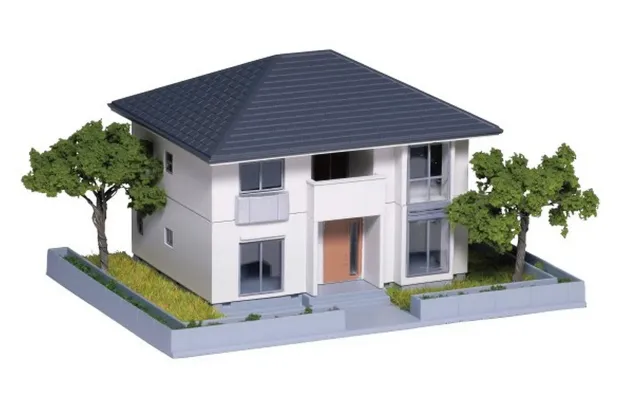 MINIS 742 Evergreen Terrace maison blanche maquette N