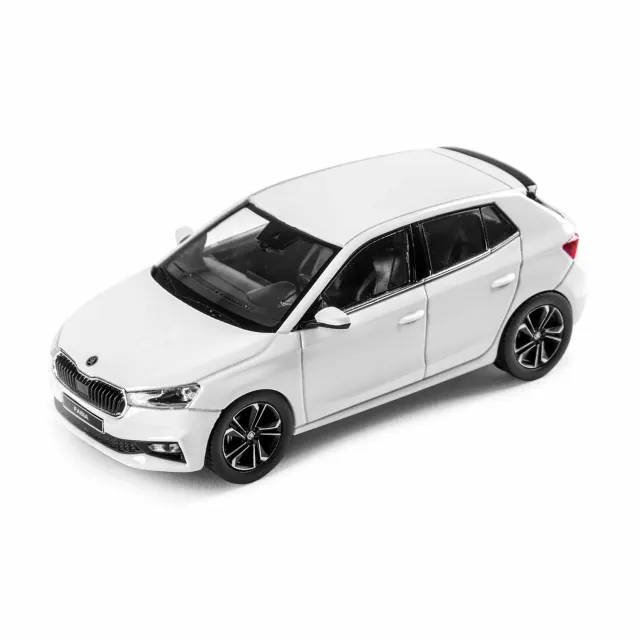 Norev Skoda Fabia A07 miniature 1/43 blanc lune