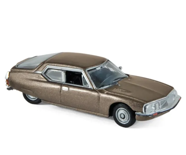 Norev Citroën SM 1970 miniature 1/87 brun scarabée