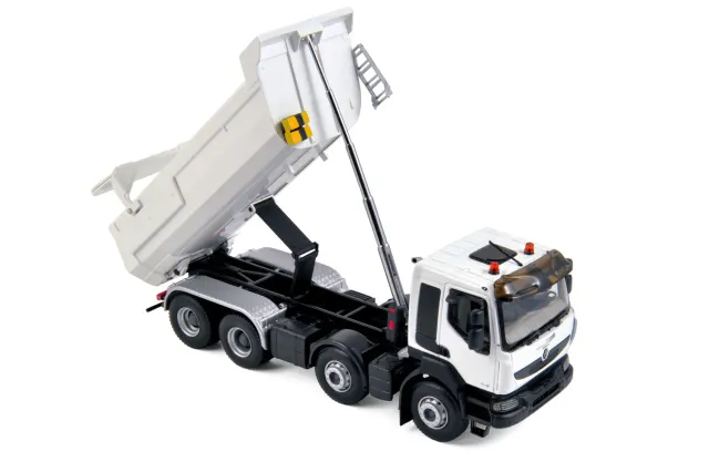 Norev Renault Kerax Benne 2008 miniature 1/43 blanc