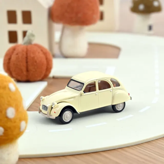 Norev Citroën 2CV 1978 voiture miniature 1/43 Jet-car beige