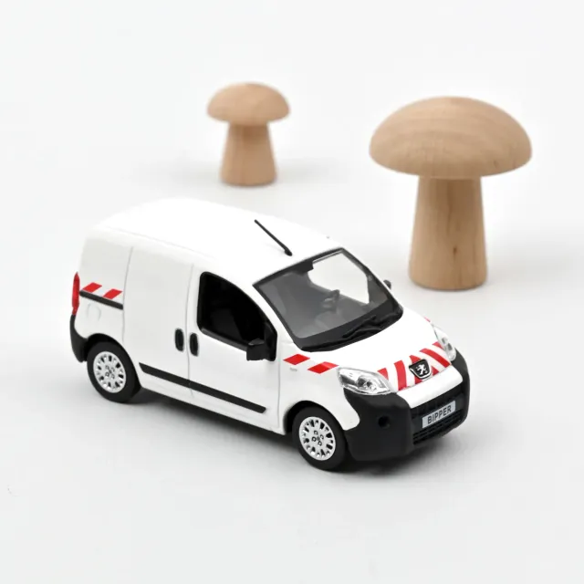 Norev Peugeot Bipper 2009 miniature 1/43 blanc