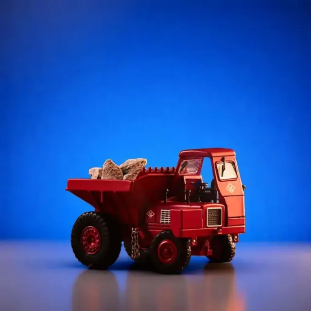 NZG O&K AS600 tombereau miniature 1:50 de 80 mm