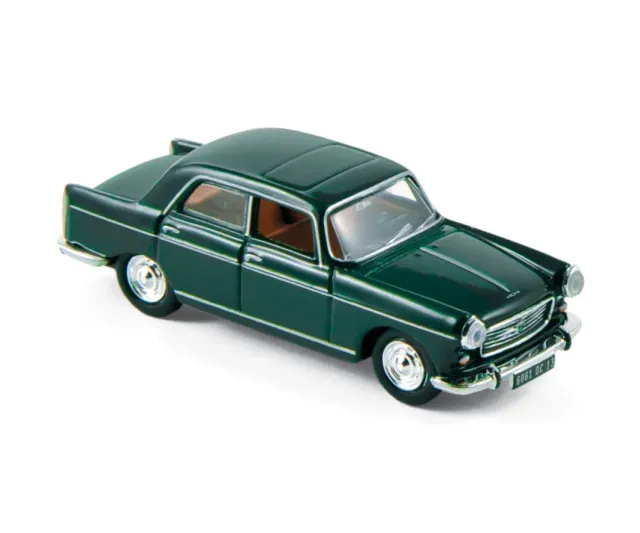 Norev Peugeot 404 1968 1/87 Miniature Vert Antique