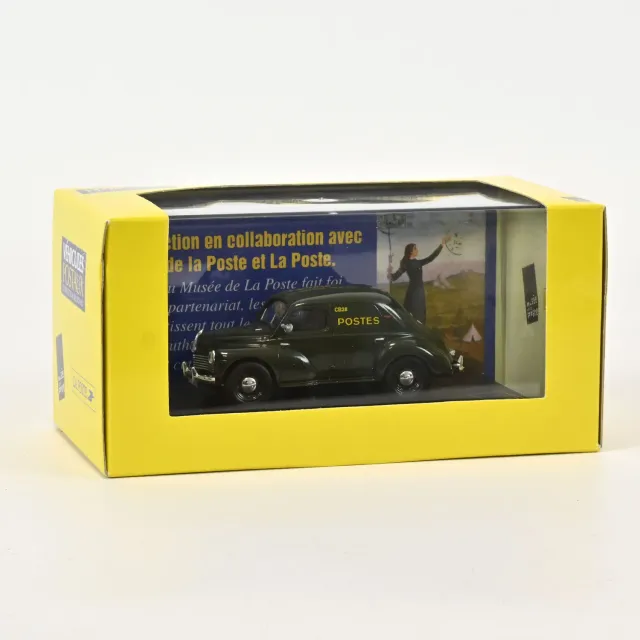 Norev Renault 4CV La Poste voiture miniature 1/43 jaune