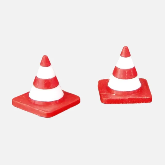 NZG Cônes de chantier miniatures 1:50 lot de 12