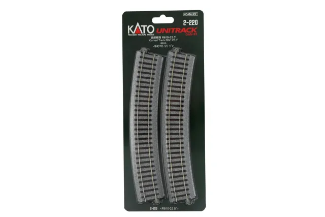MINIS R610mm 22,5° rail courbe 4 pièces N 9 mm