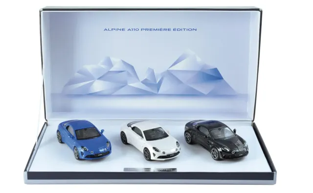 Norev Alpine A110 Première Edition coffret 1/43 3 voitures 500 pcs