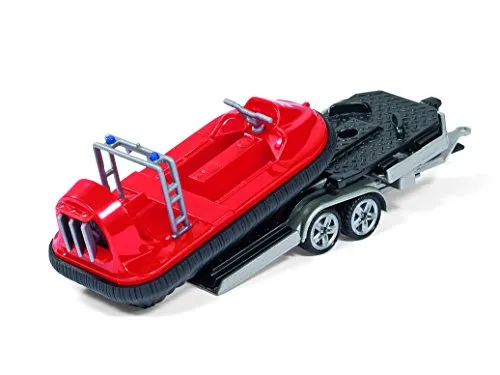 Siku Super 2549 Cayenne remorque aéroglisseur miniature 1/55 rouge