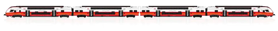 MINIS Rh 4734 KISS rame ÖBB Cityjet 4 caisses Ep VI sonore