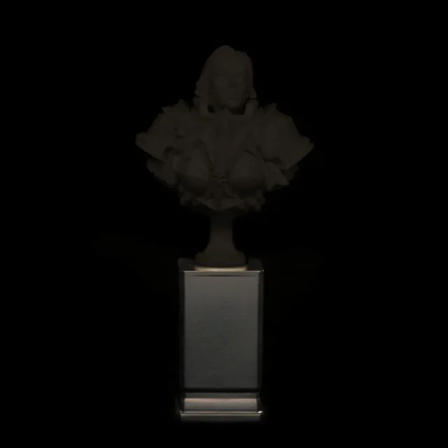 Graphigaut Studio Base socle buste miniature résine noire 36mm