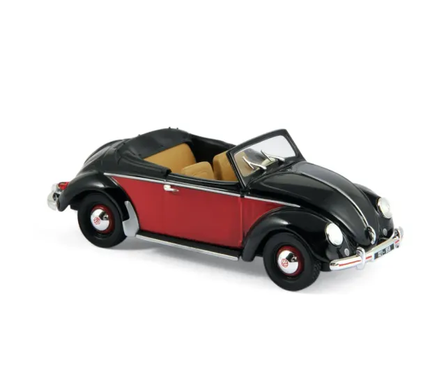 Norev VW Hebmüller 1949 miniature 1/43 noir et rouge