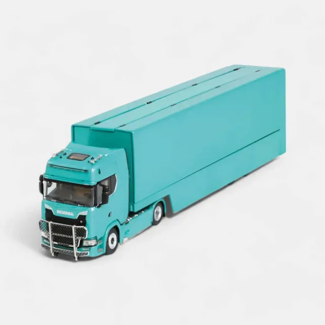 Scania 730S V8 camion miniature 1:64 remorque