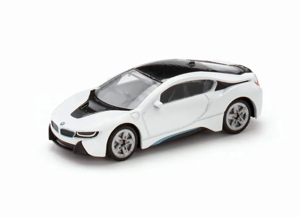 SIKU Super 1458 BMW i8 miniature auto noir/blanc métal