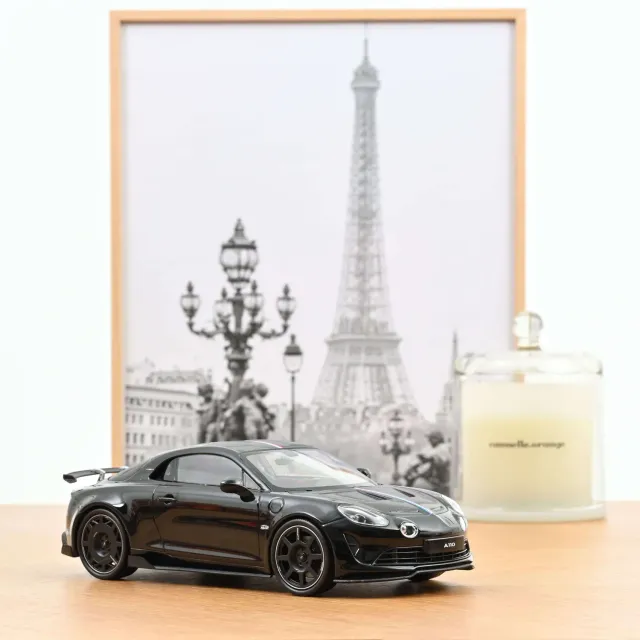 Norev Alpine A110 R French Signature miniature 1/18 noir 110pcs