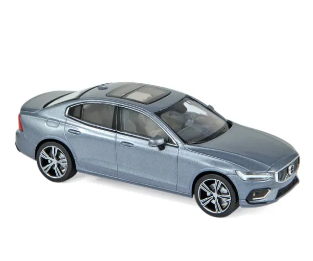 Norev Volvo S60 2018 gris Osmium miniature 1/43 berline