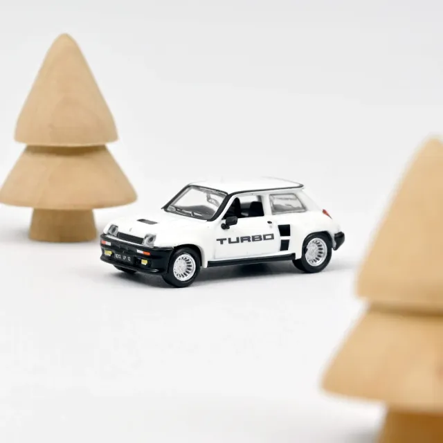 Norev Renault 5 Turbo 1980 miniature 1/87 blanc