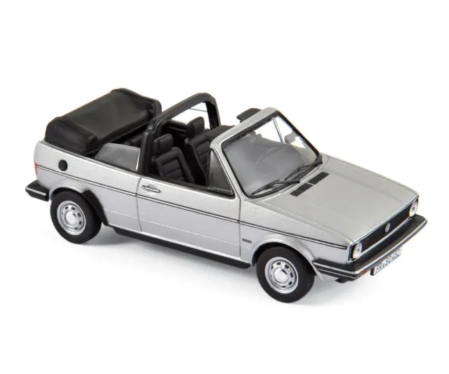 Norev VW Golf Cabriolet 1981 miniature 1/43 argent