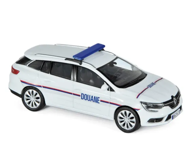 Norev Renault Megane Sport Tourer 2016 miniature 1/43 Douanes
