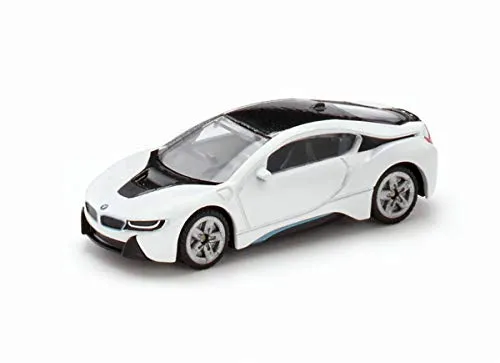 SIKU Super 1458 BMW i8 miniature auto noir/blanc métal