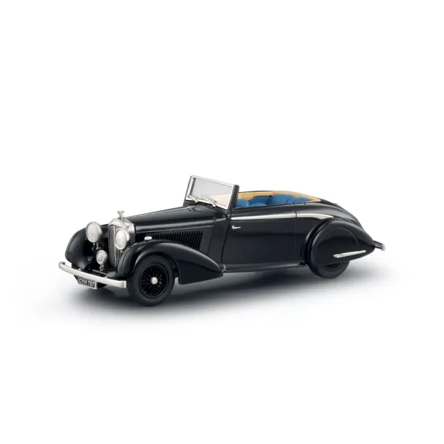 Brooklin Lansdowne 1936 Bentley 4¼ Litre Concealed DHC miniature argent