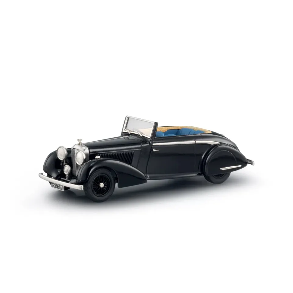 Brooklin Lansdowne 1936 Bentley 4¼ Litre Concealed DHC miniature argent