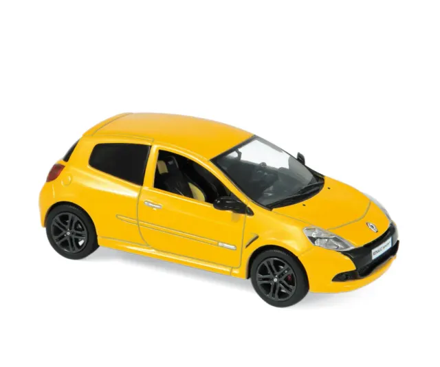 Norev Renault Clio R.S. 2009 miniature 1/43 jaune
