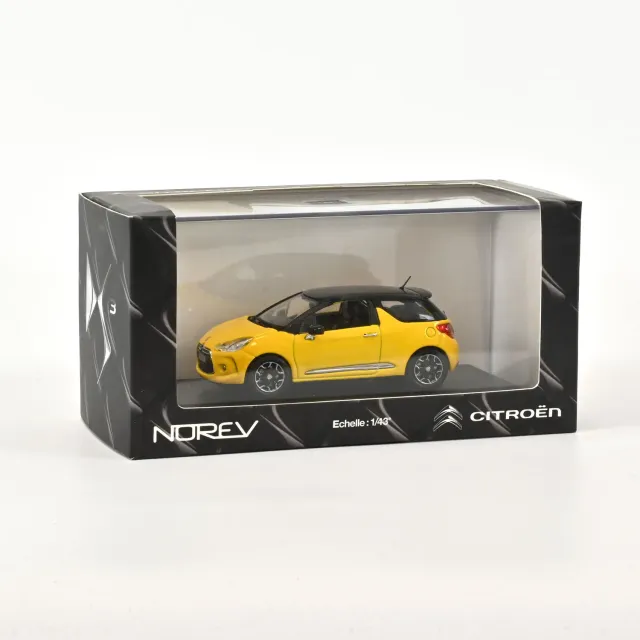 Norev Citroën DS3 voiture miniature 1/43 jaune