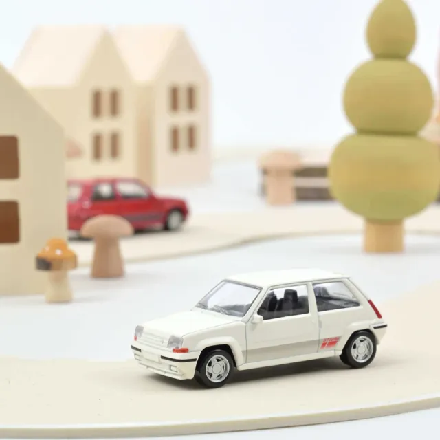 Norev Renault Super 5 GT Turbo miniature Jet-car 1/43 blanc