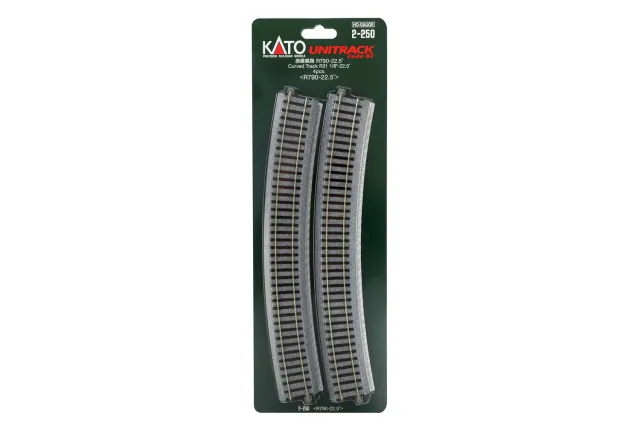 MINIS rail courbe N R790mm 22,5° lot de 4