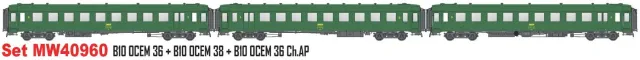 MINIS OCEM SNCF coffret 3 voitures voyageurs Ep.IVa