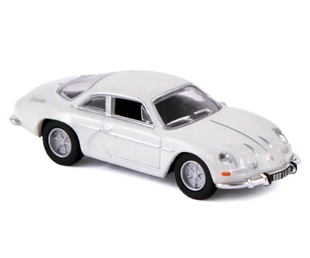 Norev Alpine A110 1973 miniature 1/87 Blanc