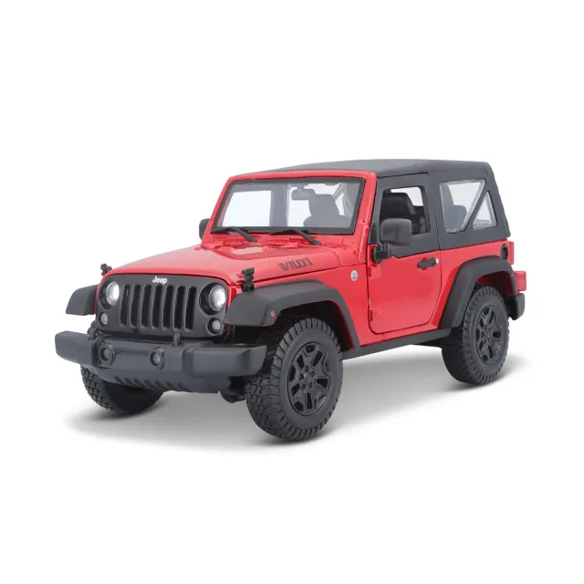 Maisto Jeep Wrangler Willys miniature 1/18 jaune 31676Y