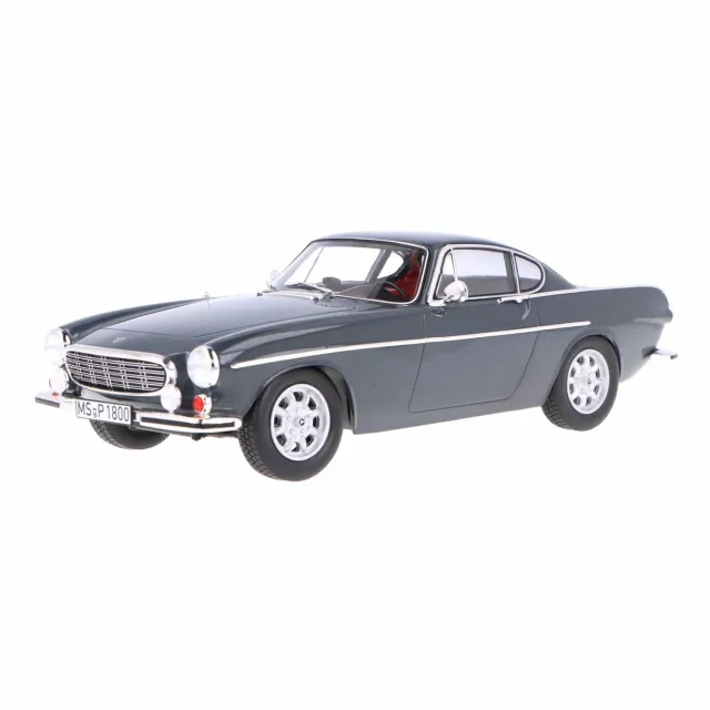 Norev Volvo 1800 S 1969 miniature 1/18 gris intérieur rouge