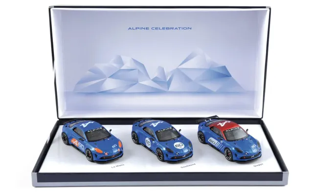 Norev Alpine Celebration 2015 coffret miniature 1/43 3 voitures