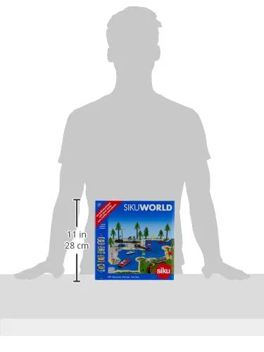 SIKU World 5593 plaques voies d’eau bleu 4 pièces
